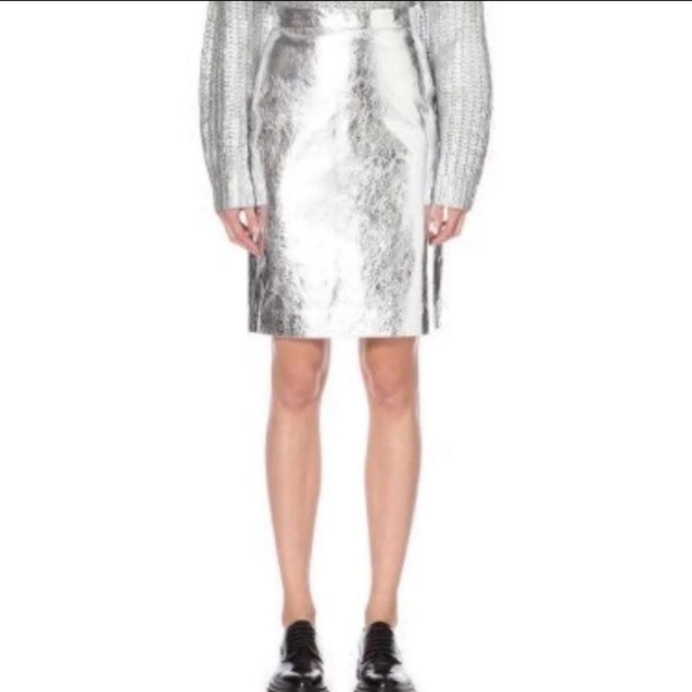 NWT DKNY Metallic Pencil Skirt